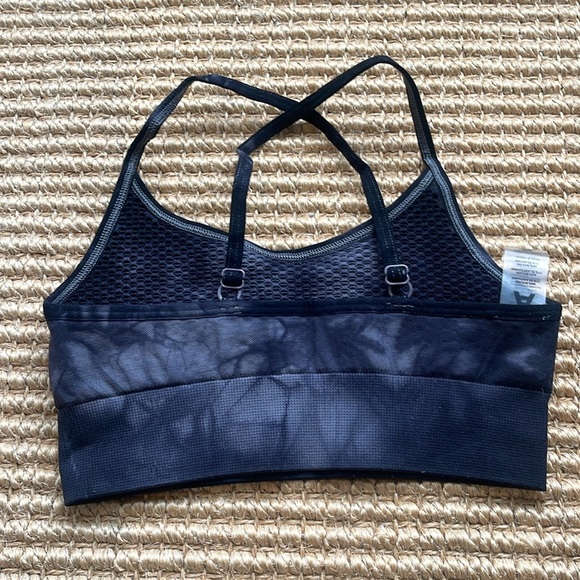 Good American Black / Grey Tie Dye Seamless Sports Bra Size XS - Picture 3 of 5